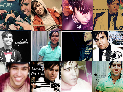 Pete Wentz Collage [tiny] Myspace Layout